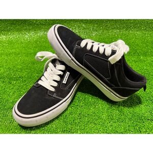 AIRWALK Indie - Women's Black W/White Sole Lace Up Shoes WMAK43GX003 - Size 7